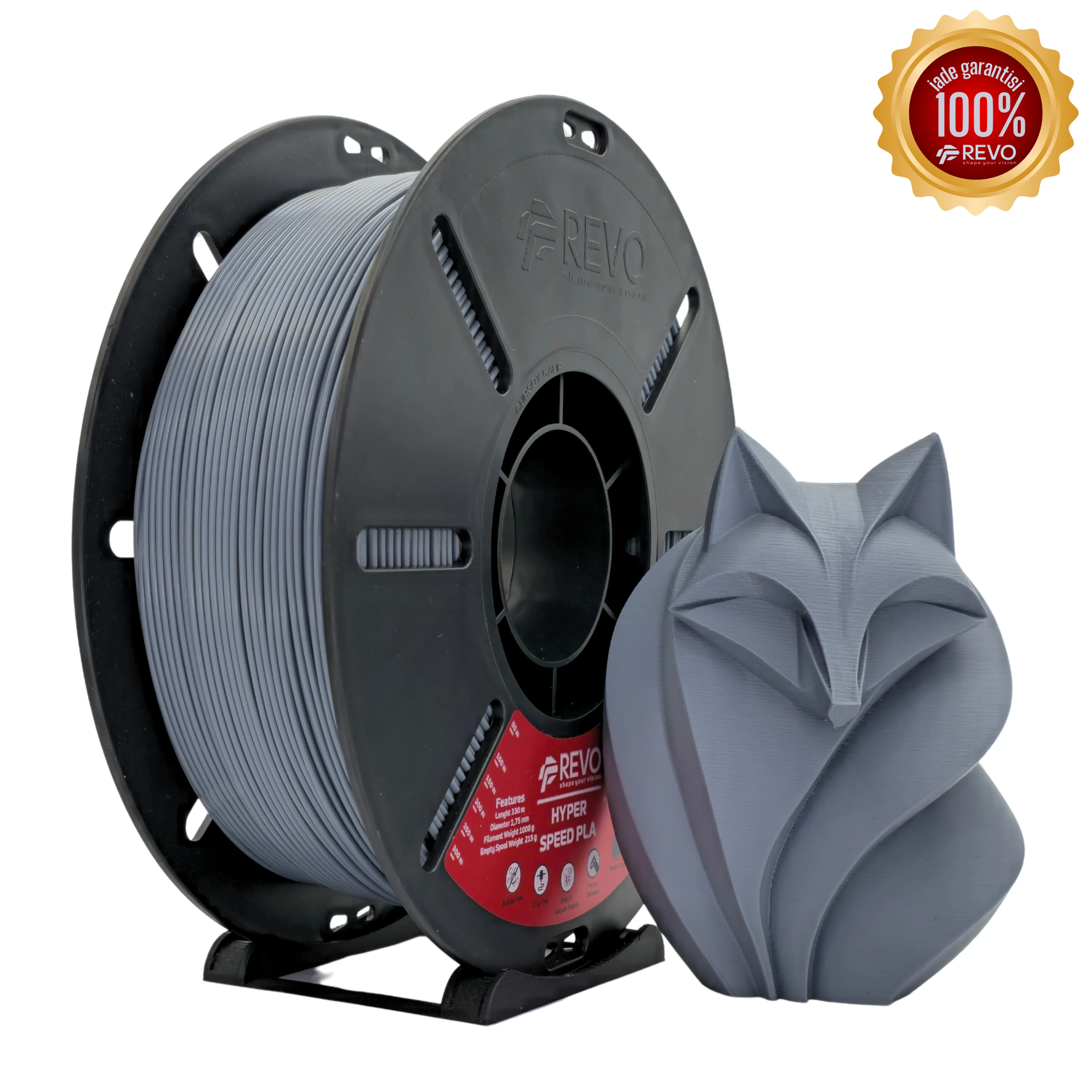 Hyper Speed PLA GRİ Filament
