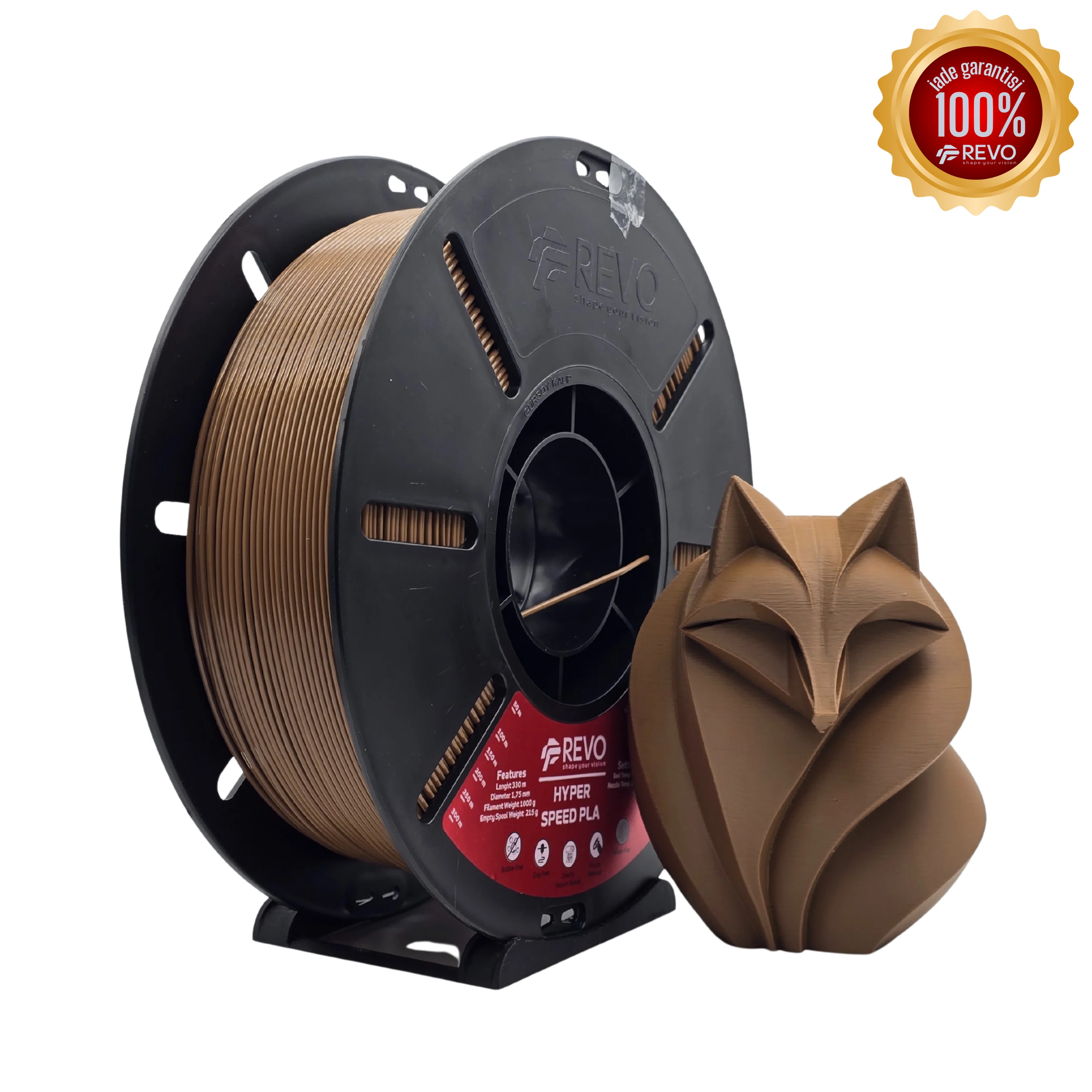 Hyper Speed PLA KOYU KAHVERENGİ Filament